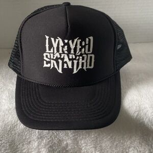 Lynyrd skynyrd vintage Black Trucker Hat mesh